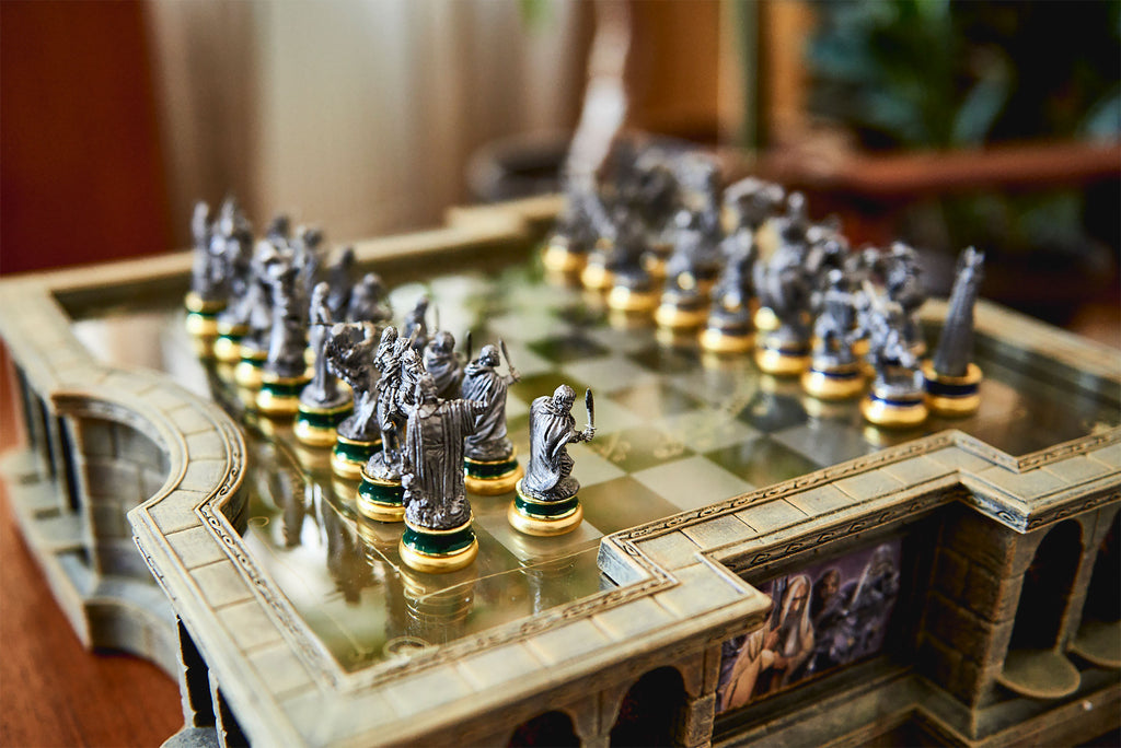 Image produit Jeu d'échecs Premium Seigneur des Anneaux