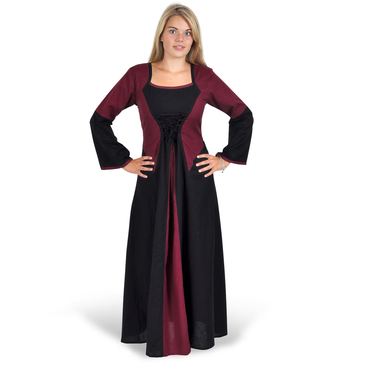 Immagine del prodotto Vestito Elena nero-bordeaux