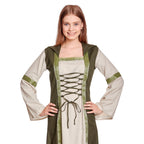 Immagine del prodotto Abito medievale Rebecca naturale-verde