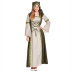Immagine del prodotto Abito medievale Rebecca naturale-verde
