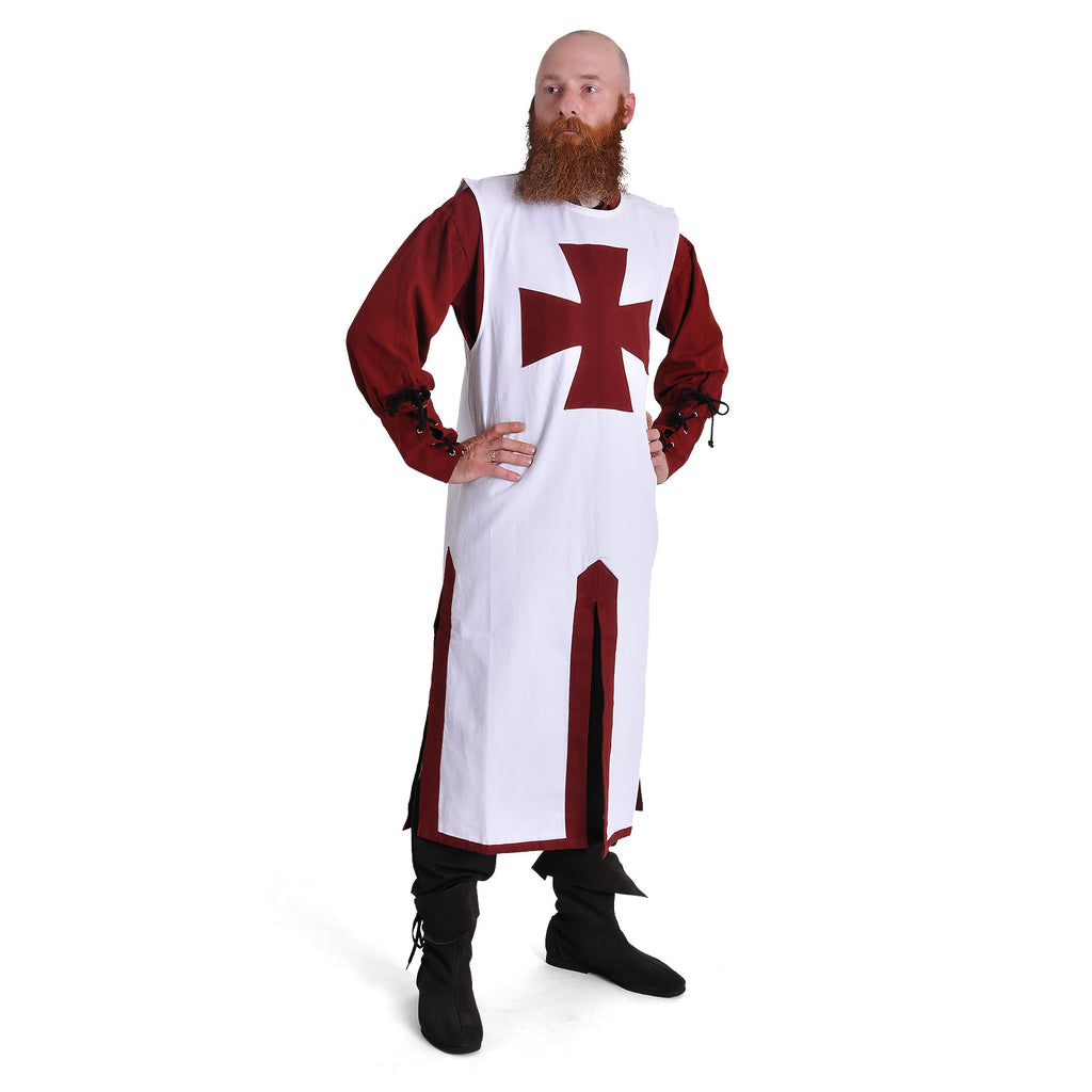 Image produit Surcot des croisés blanc-vin rouge