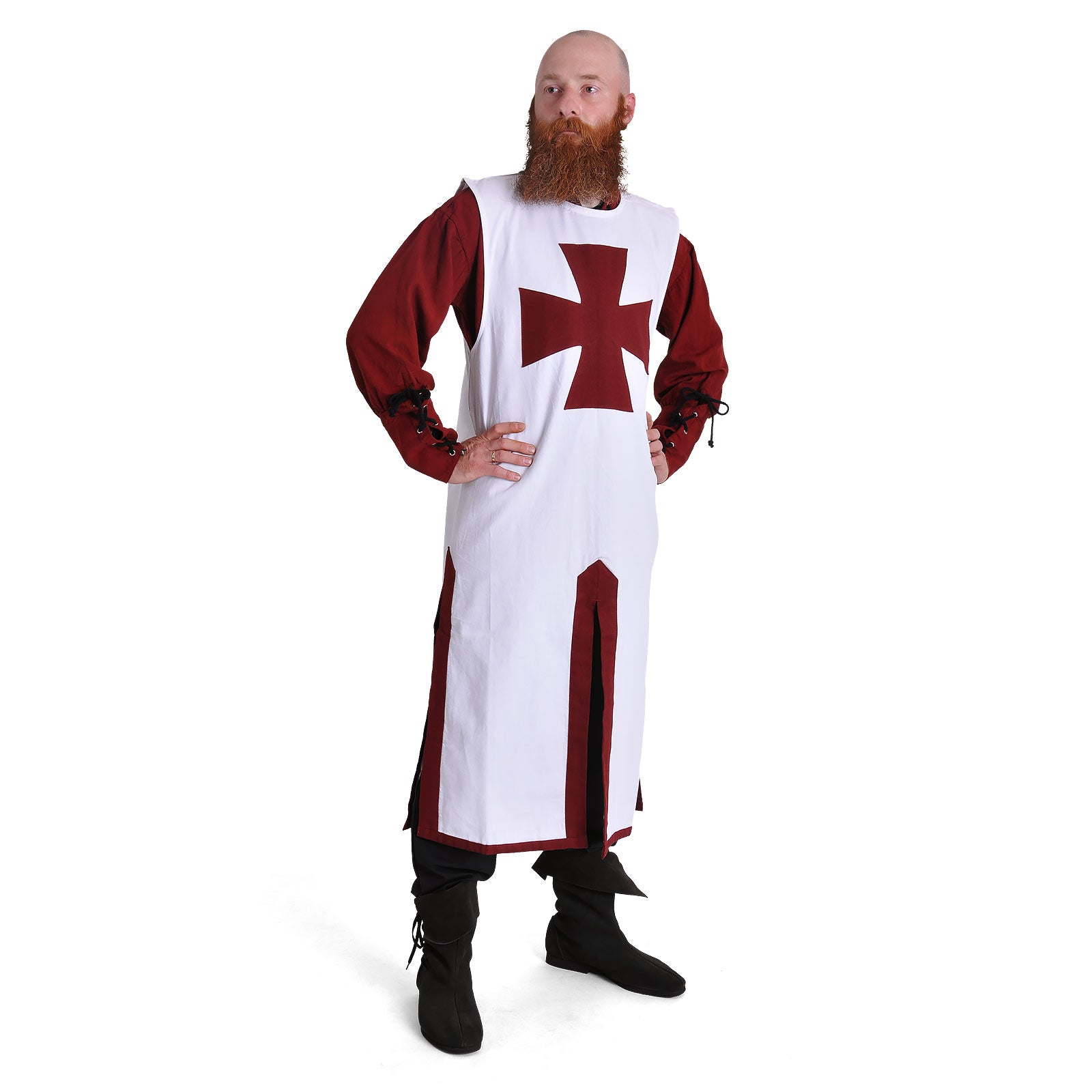 Image produit Surcot des croisés blanc-vin rouge