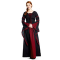 Produktbild Elisa - Mittelalterkleid rot-schwarz