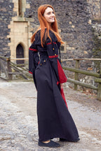 Produktbild Elisa - Mittelalterkleid rot-schwarz