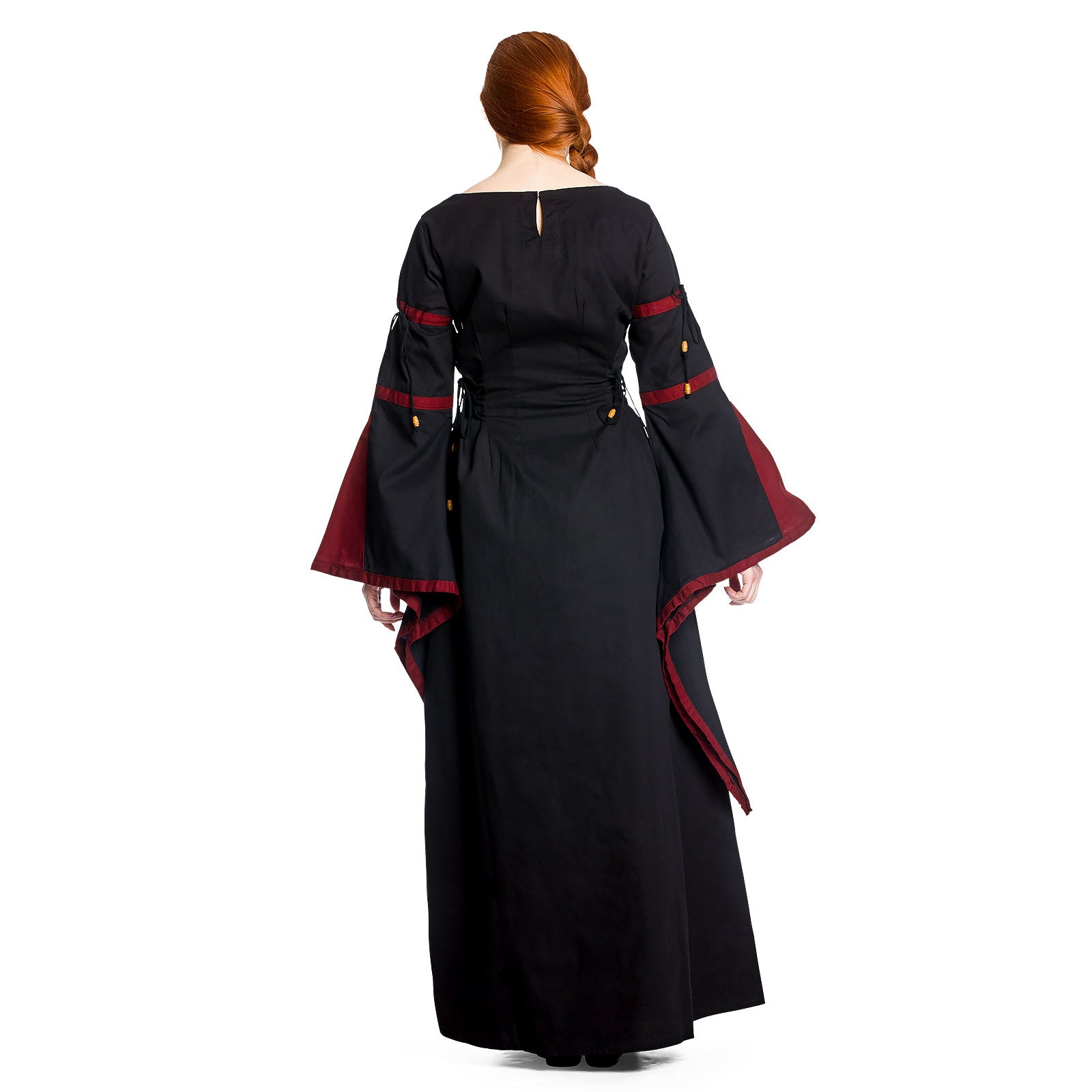 Produktbild Elisa - Mittelalterkleid rot-schwarz