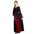 Produktbild Elisa - Mittelalterkleid rot-schwarz