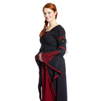 Produktbild Elisa - Mittelalterkleid rot-schwarz