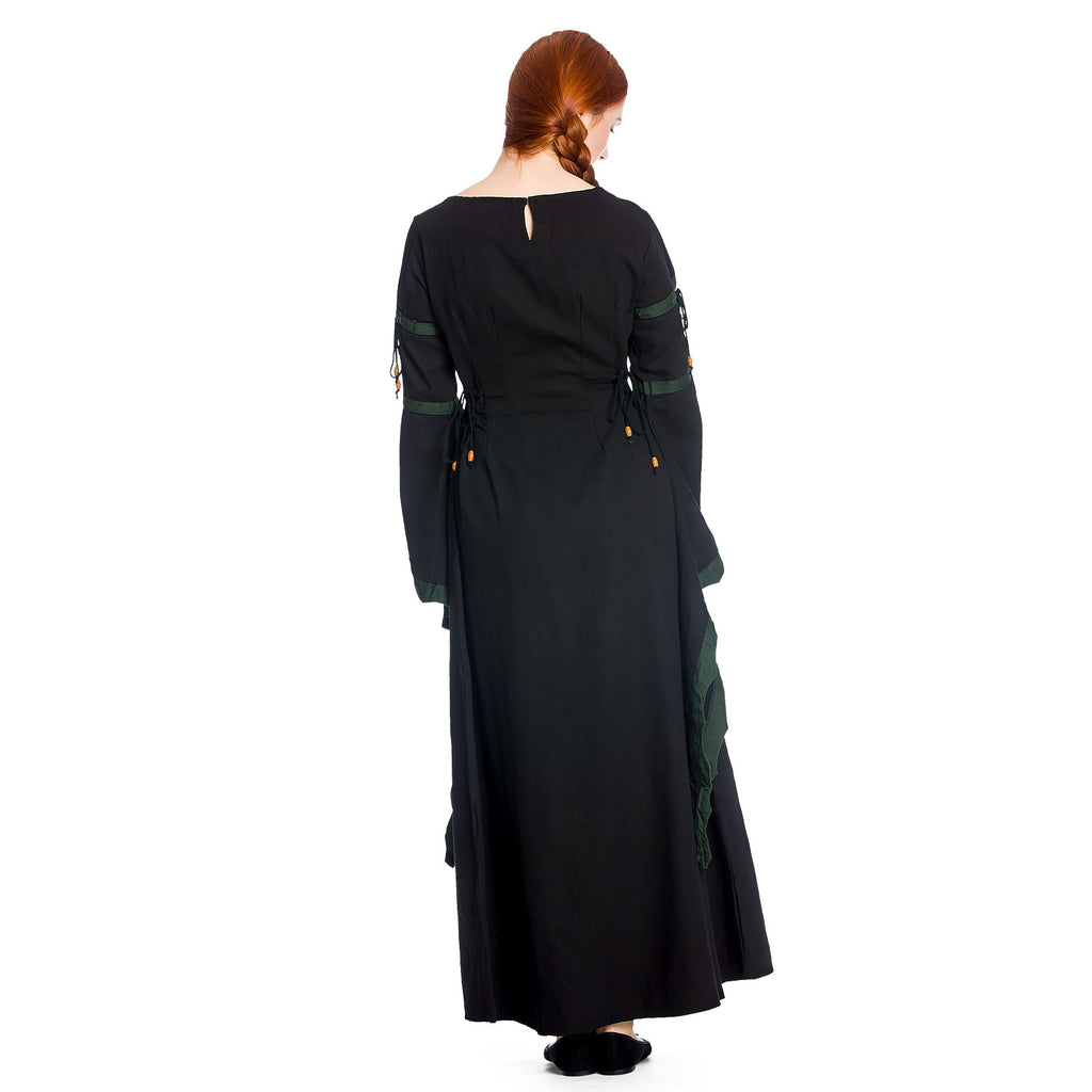 Image produit Leona - Robe médiévale noir-vert