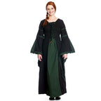 Image produit Leona - Robe médiévale noir-vert