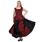 Image produit Estrella - Jupe médiévale noir-rouge