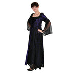 Image produit Robe en dentelle noir-violet