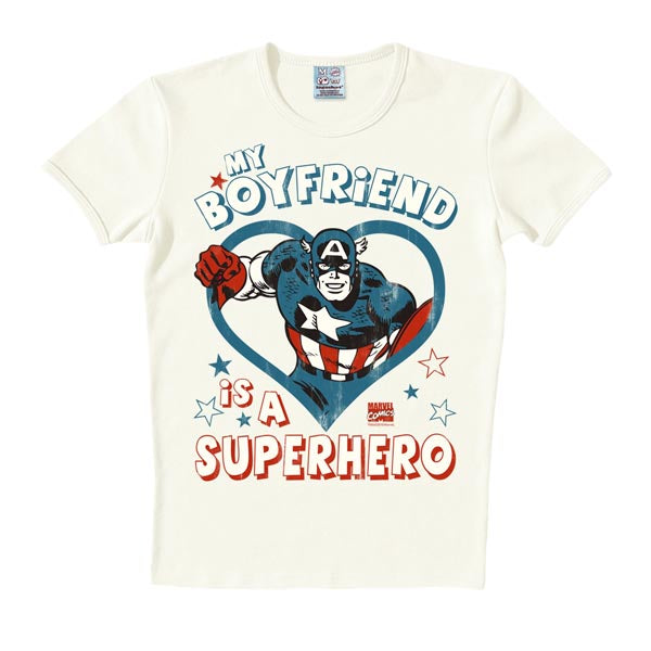 Image produit Marvel - Mon petit ami est un super-héros T-shirt