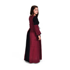 Image produit Elena Robe Médiévale Bordeaux-Noir
