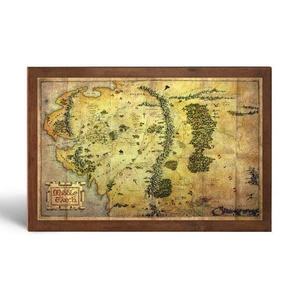 Image produit Le Hobbit - La carte de la Terre du Milieu