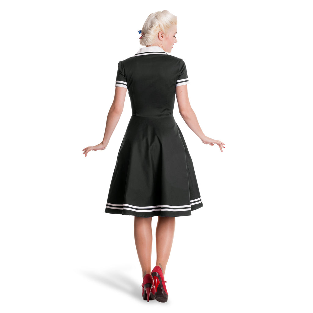 Image produit Robe rockabilly Seafarer noire