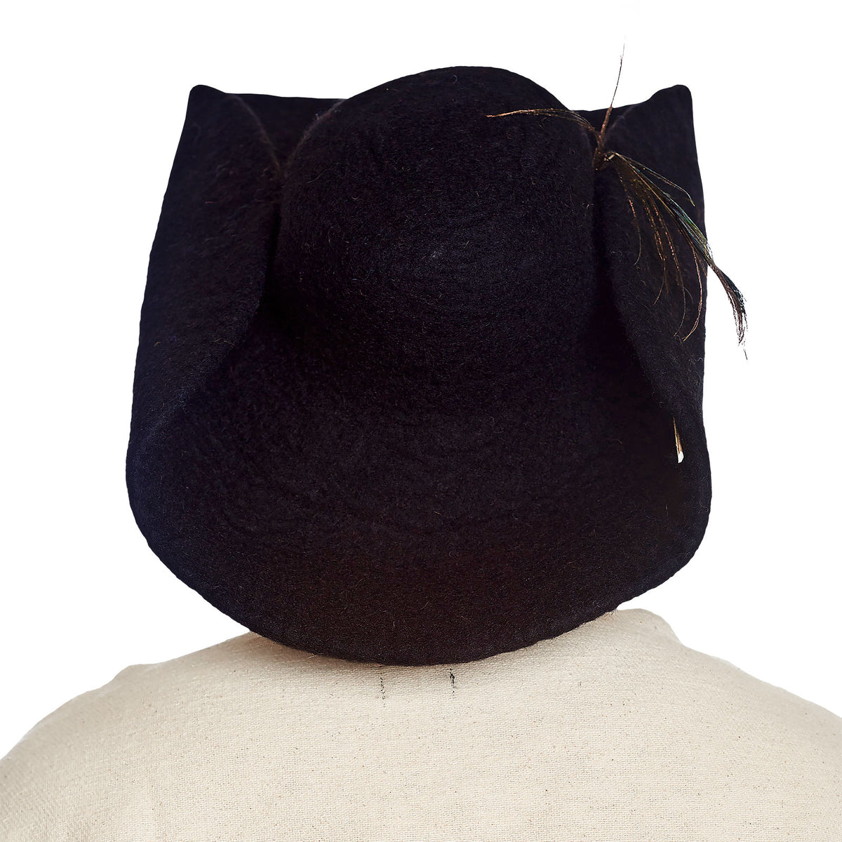 Immagine del prodotto Cappello di feltro con piuma nera