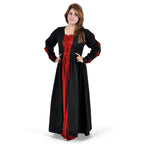 Immagine del prodotto Abito Medievale Orianne Nero-Rosso
