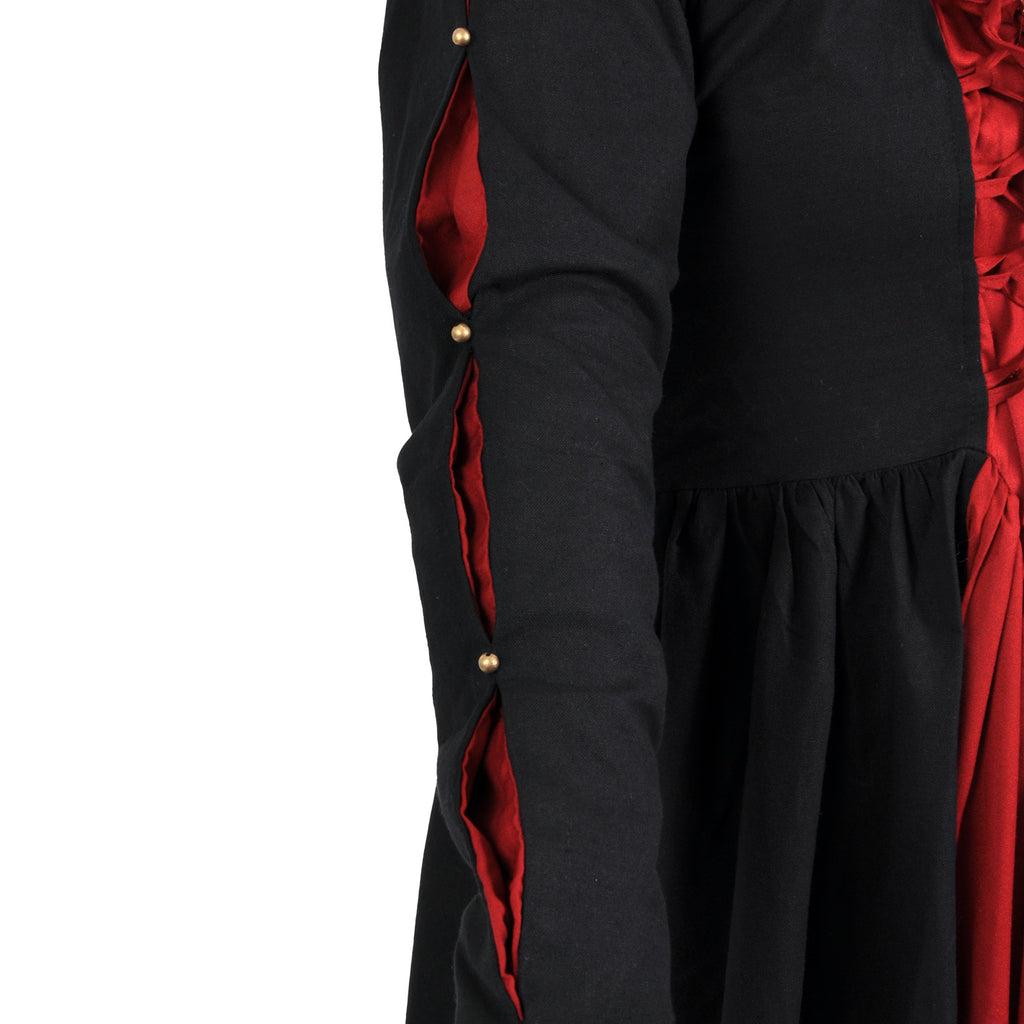 Immagine del prodotto Abito Medievale Orianne Nero-Rosso