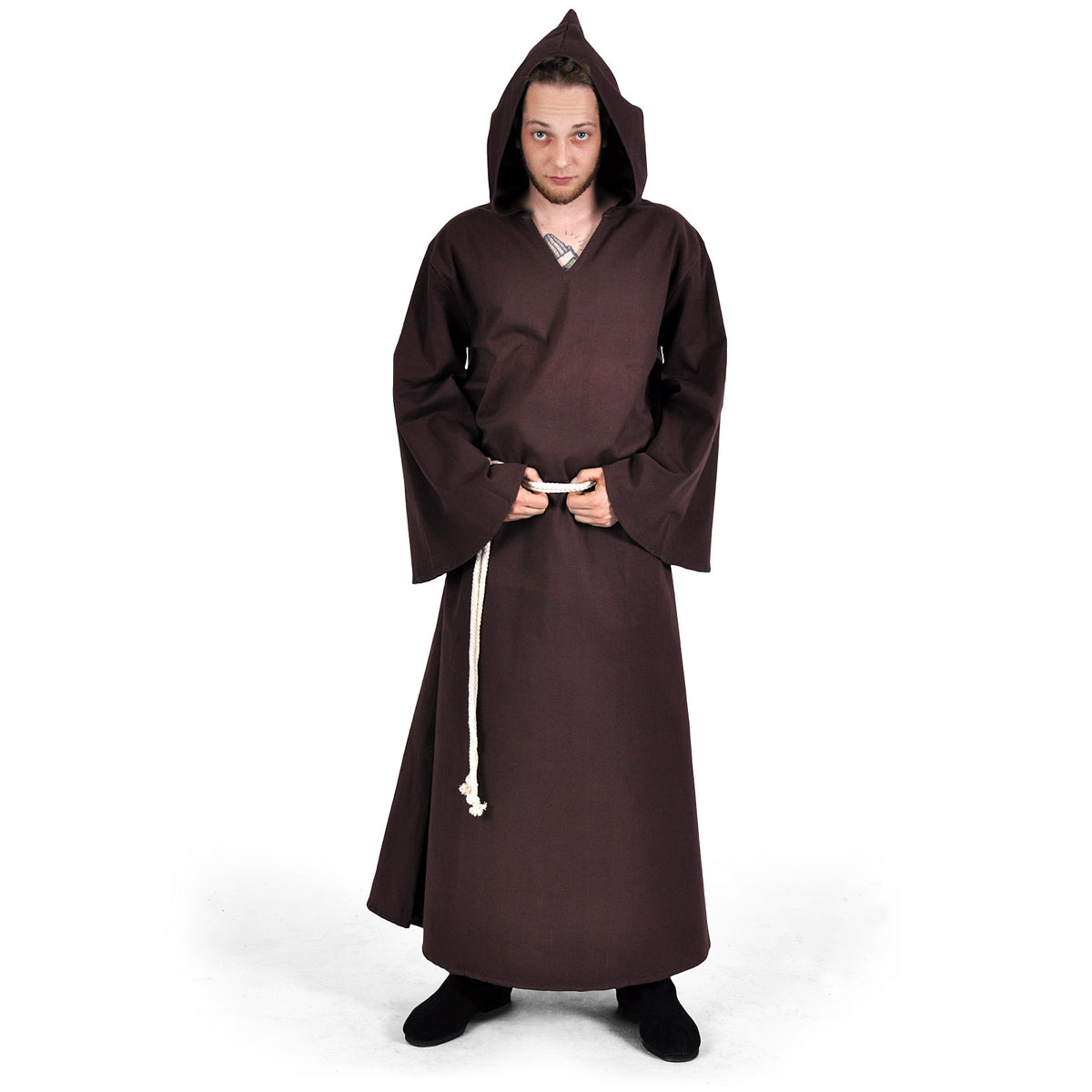 Image produit Robe de moine avec cordon marron