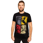 Immagine del prodotto Game of Thrones - T-shirt nera con stemma distressed