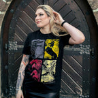 Immagine del prodotto Game of Thrones - T-shirt nera con stemma distressed