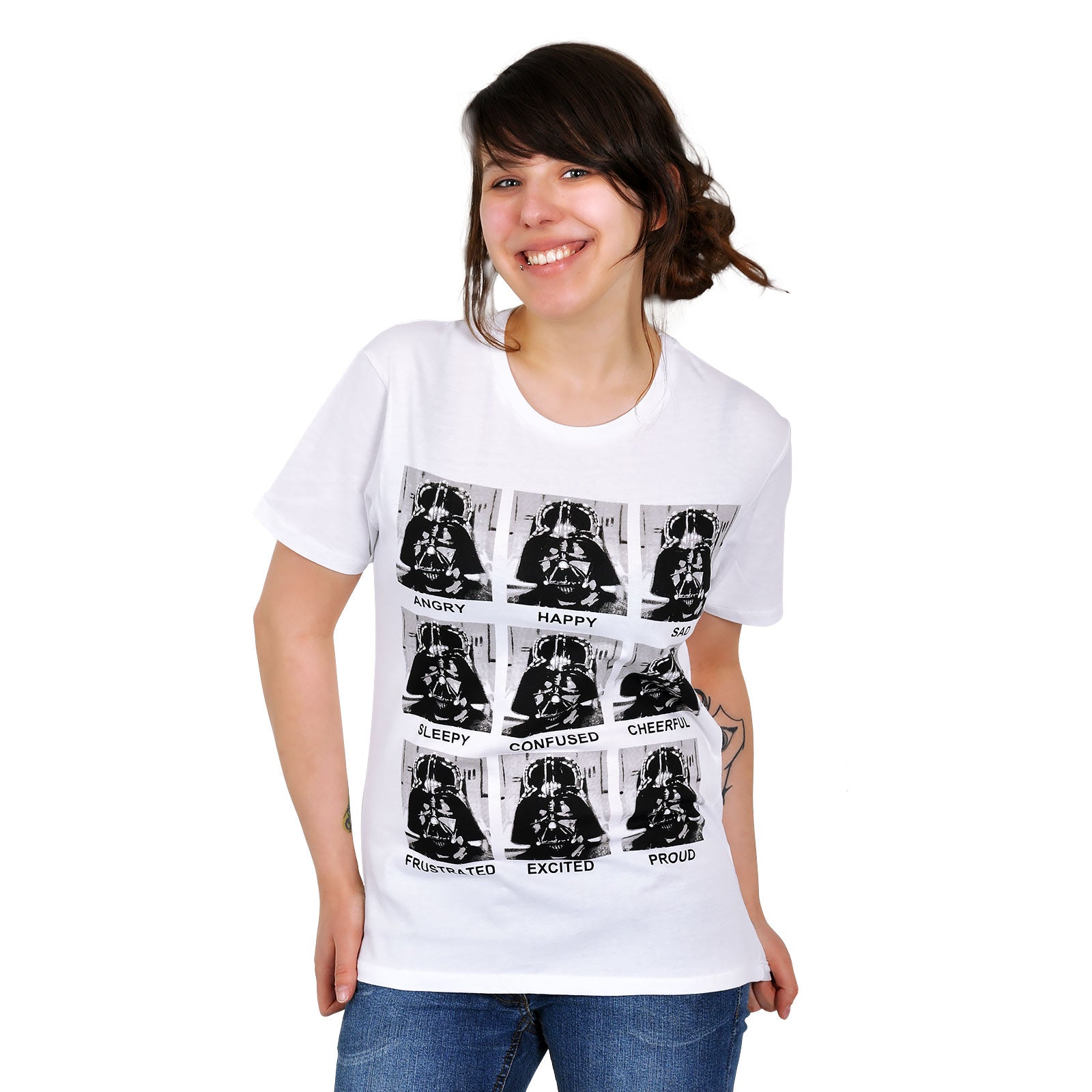 Produktbild Star Wars - Darth Vader Multiface T-Shirt weiß