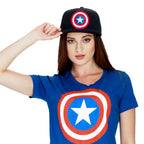 Immagine del prodotto Captain America - Cappello Snapback con logo blu
