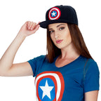 Immagine del prodotto Captain America - Cappello Snapback con logo blu