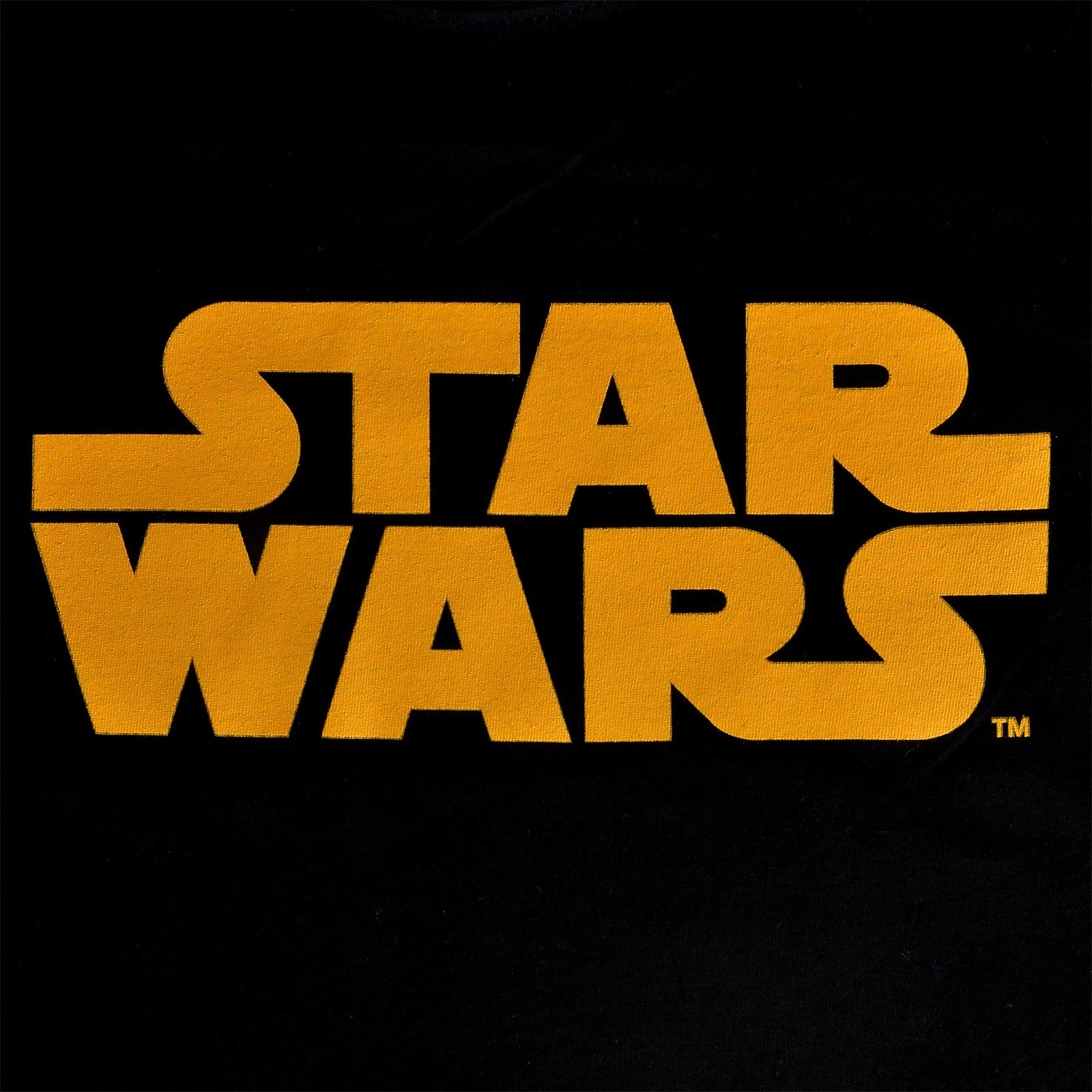 Produktbild Star Wars - Orange Logo Kinder Shirt schwarz