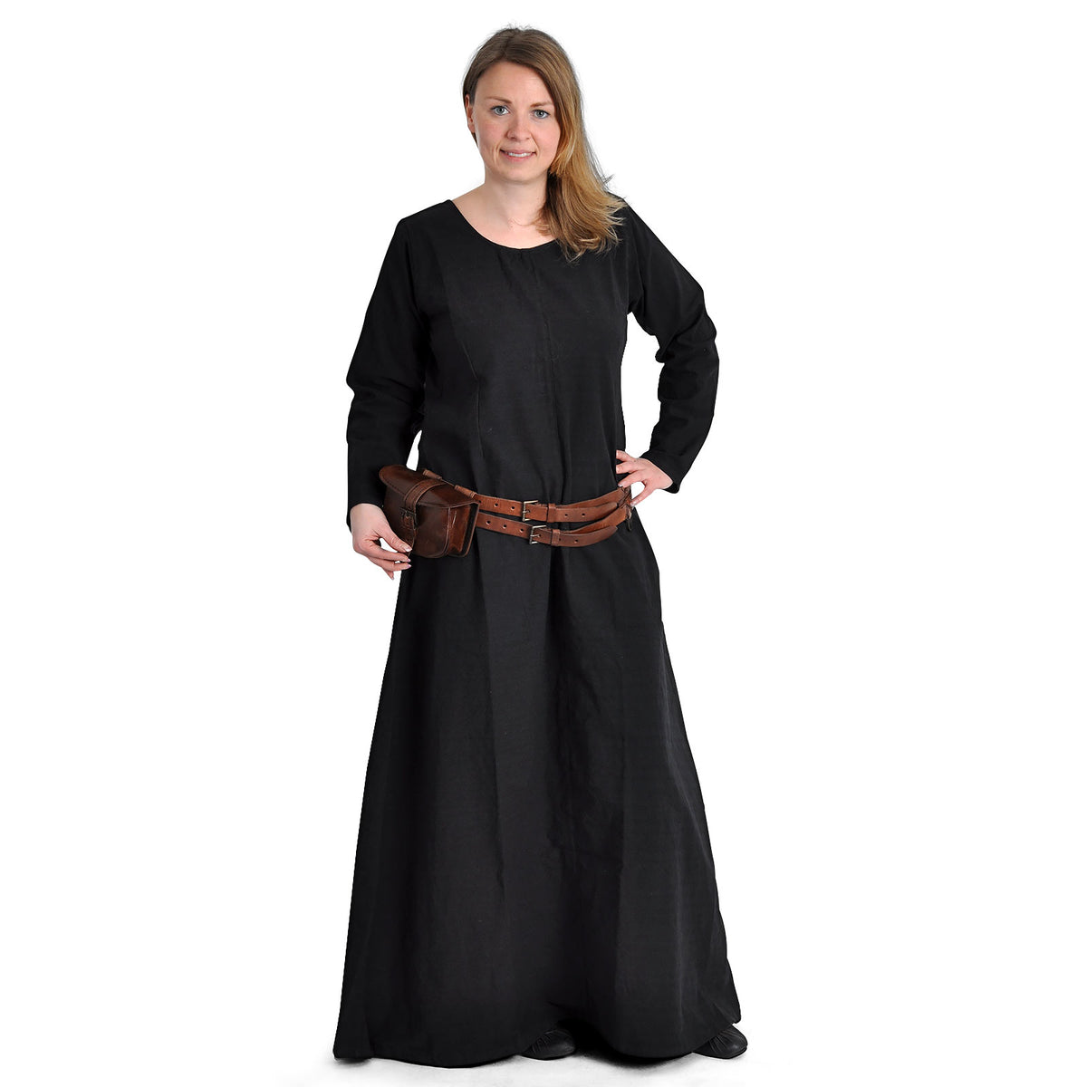 Image produit Sous-robe médiévale Freya noire