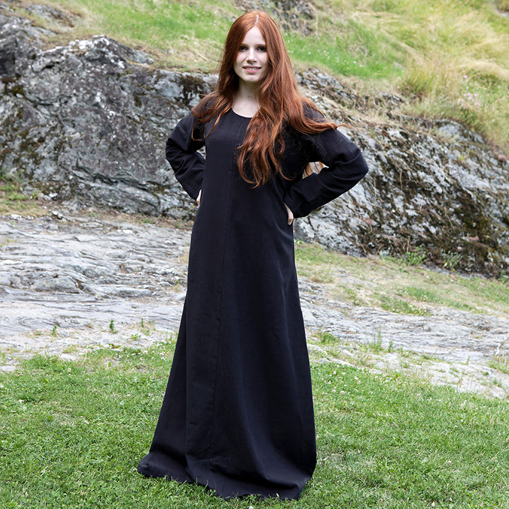 Image produit Sous-robe médiévale Freya noire
