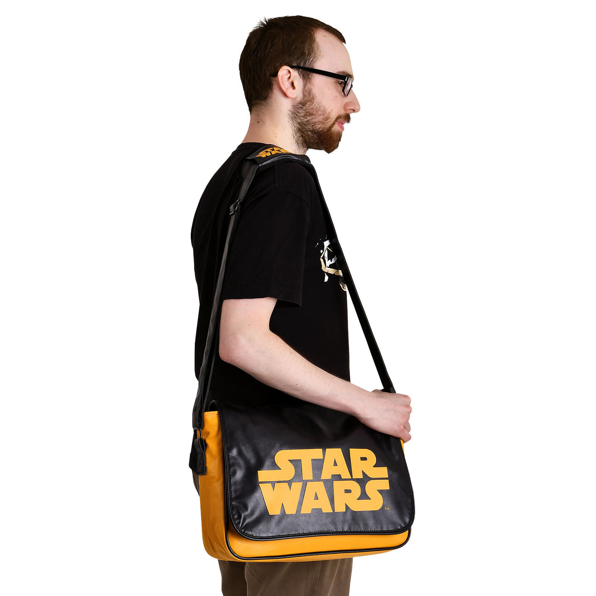 Produktbild Star Wars - Orange Logo Tasche schwarz