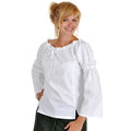 Produktbild Mittelalter Bluse Damen weiß