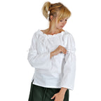 Produktbild Mittelalter Bluse Damen weiß
