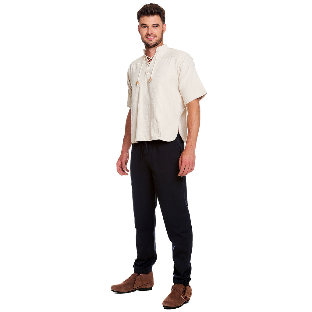 Immagine del prodotto Camicia medievale Erik manica corta beige