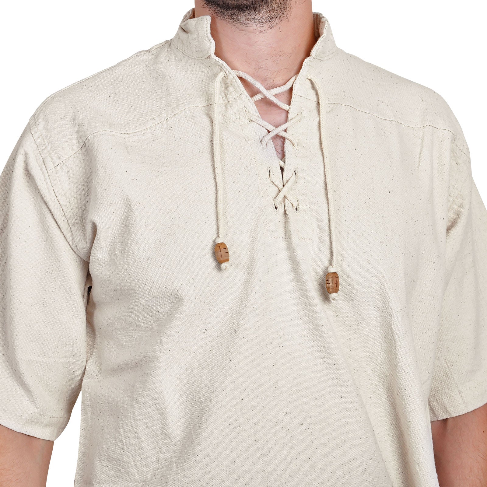 Immagine del prodotto Camicia medievale Erik manica corta beige