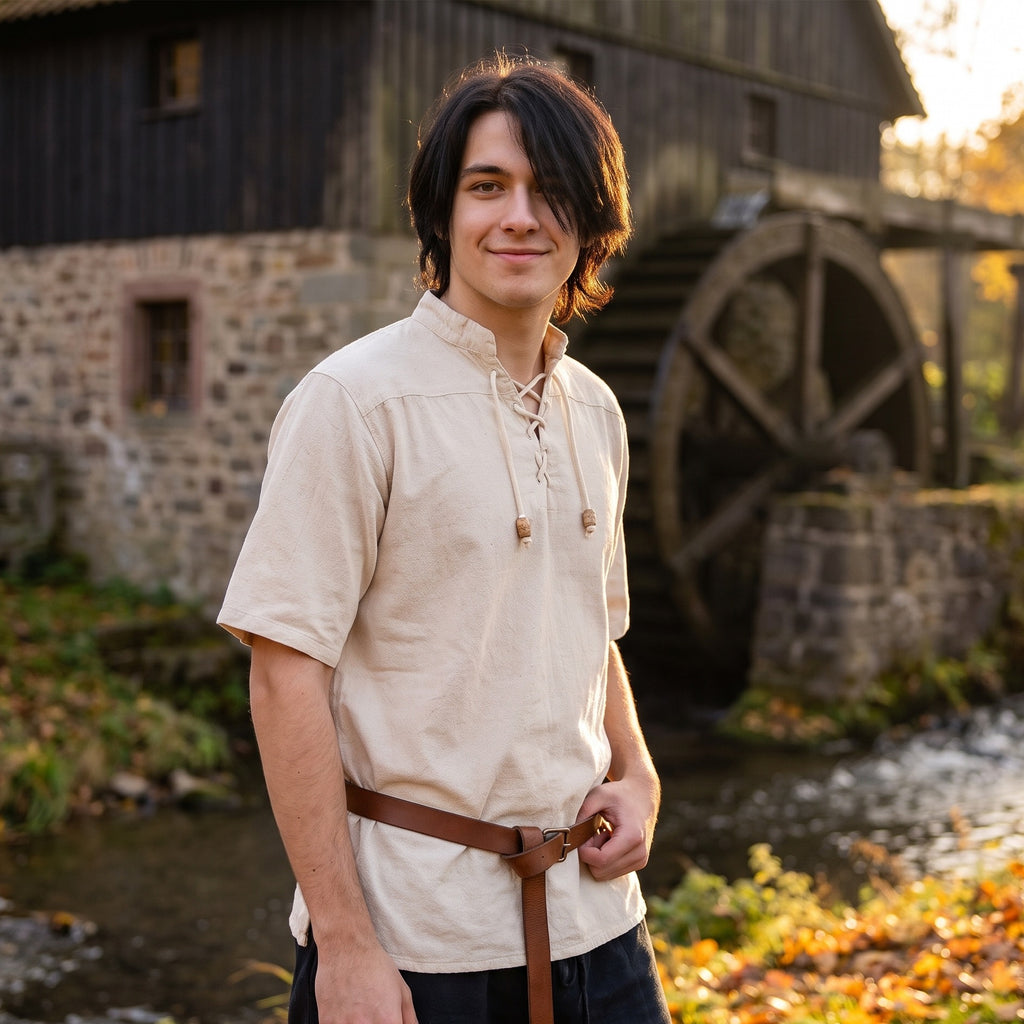 Immagine del prodotto Camicia medievale Erik manica corta beige