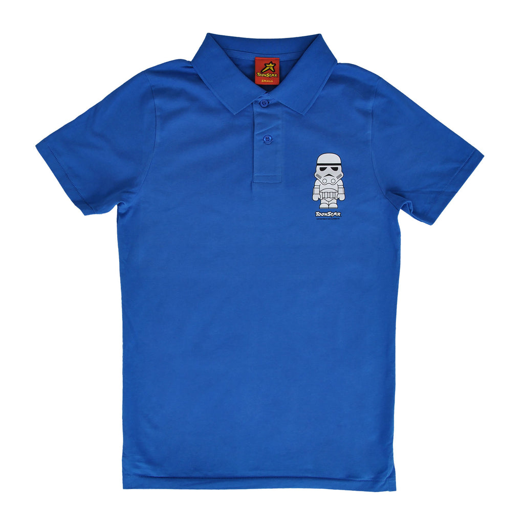 Image produit Soldat - Polo de dessin animé Toonstar bleu
