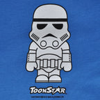 Image produit Soldat - Polo de dessin animé Toonstar bleu