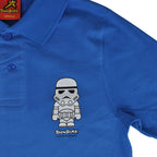 Image produit Soldat - Polo de dessin animé Toonstar bleu