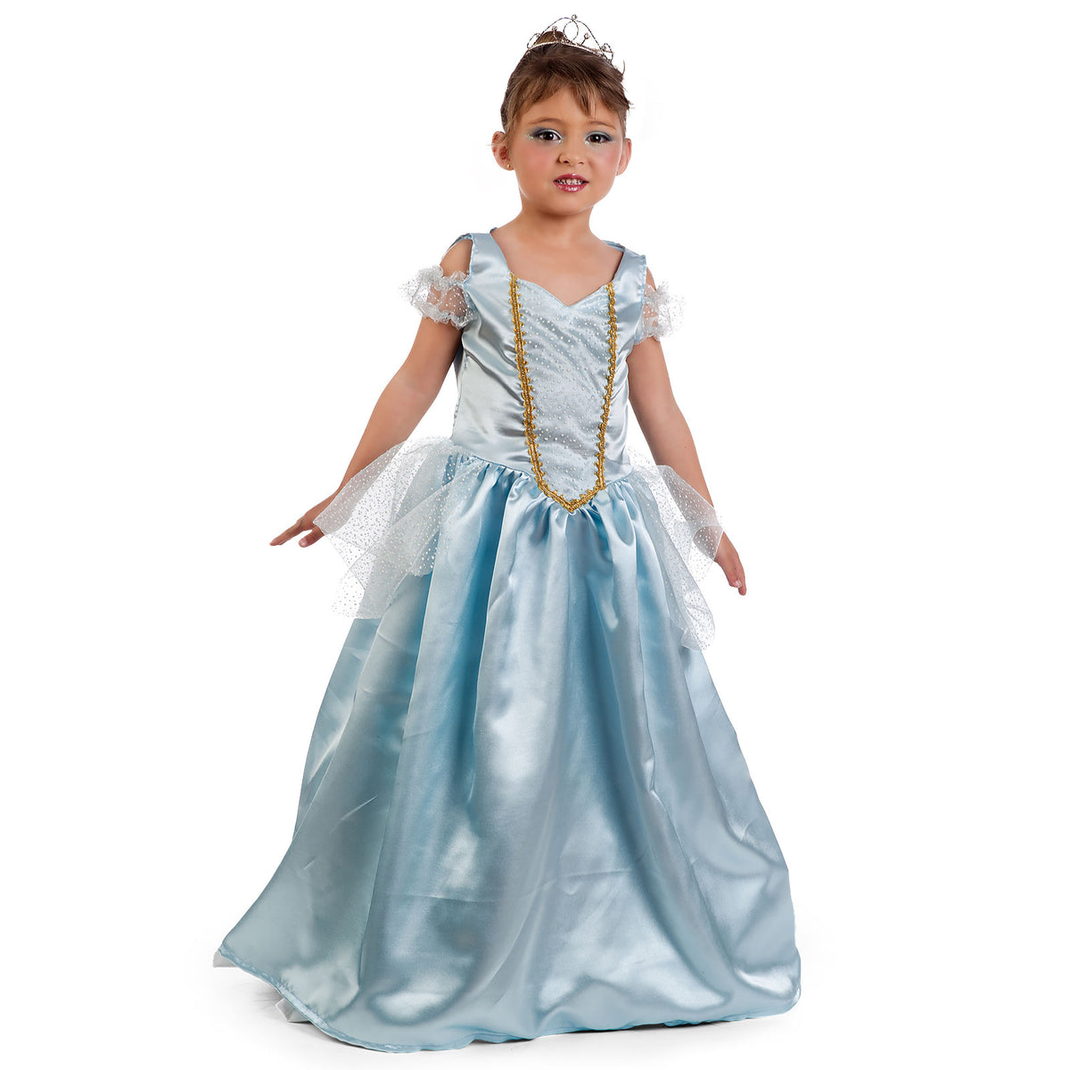 Image produit Robe Princesse Cendrillon Turquoise - Costume Enfant