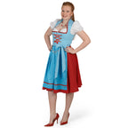Produktbild Dirndl Petra - Kostüm Damen rot blau