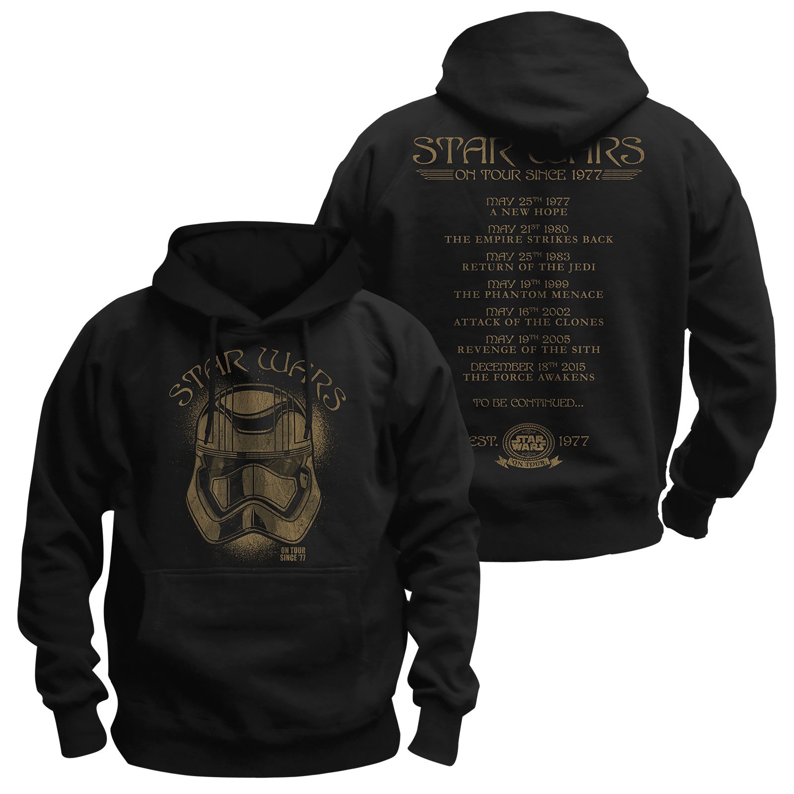 Immagine del prodotto Star Wars - On Tour Since 77 Hoodie nero