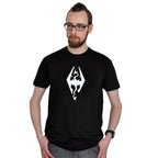 Produktbild Skyrim - Dragon Symbol T-Shirt schwarz