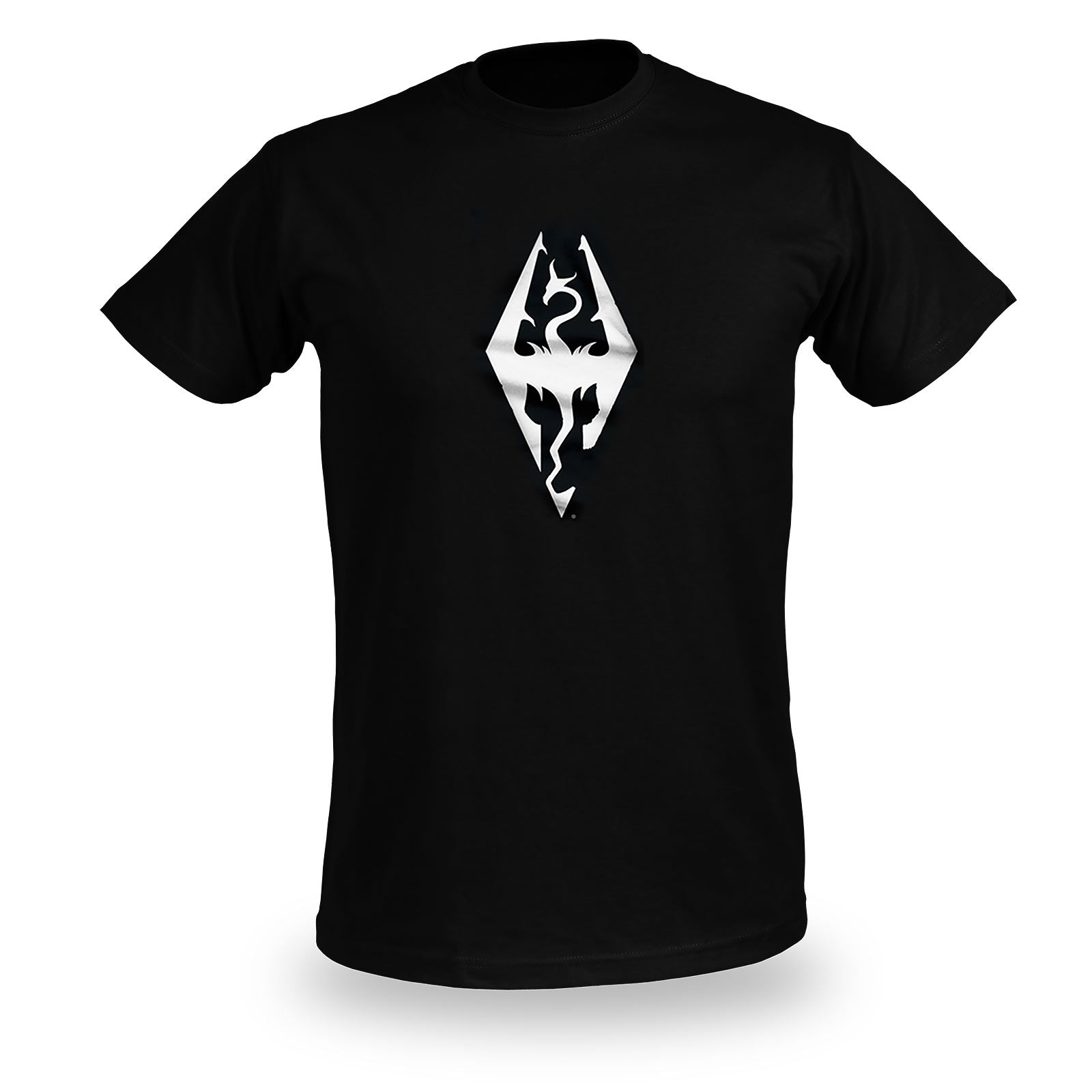Produktbild Skyrim - Dragon Symbol T-Shirt schwarz