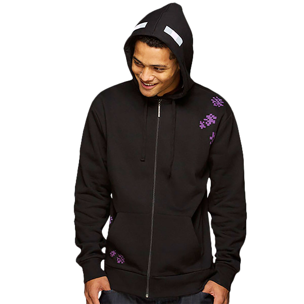 Produktbild Minecraft - Enderman Kapuzenjacke schwarz
