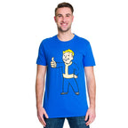 Produktbild Fallout 4 - Vault Boy T-Shirt blau