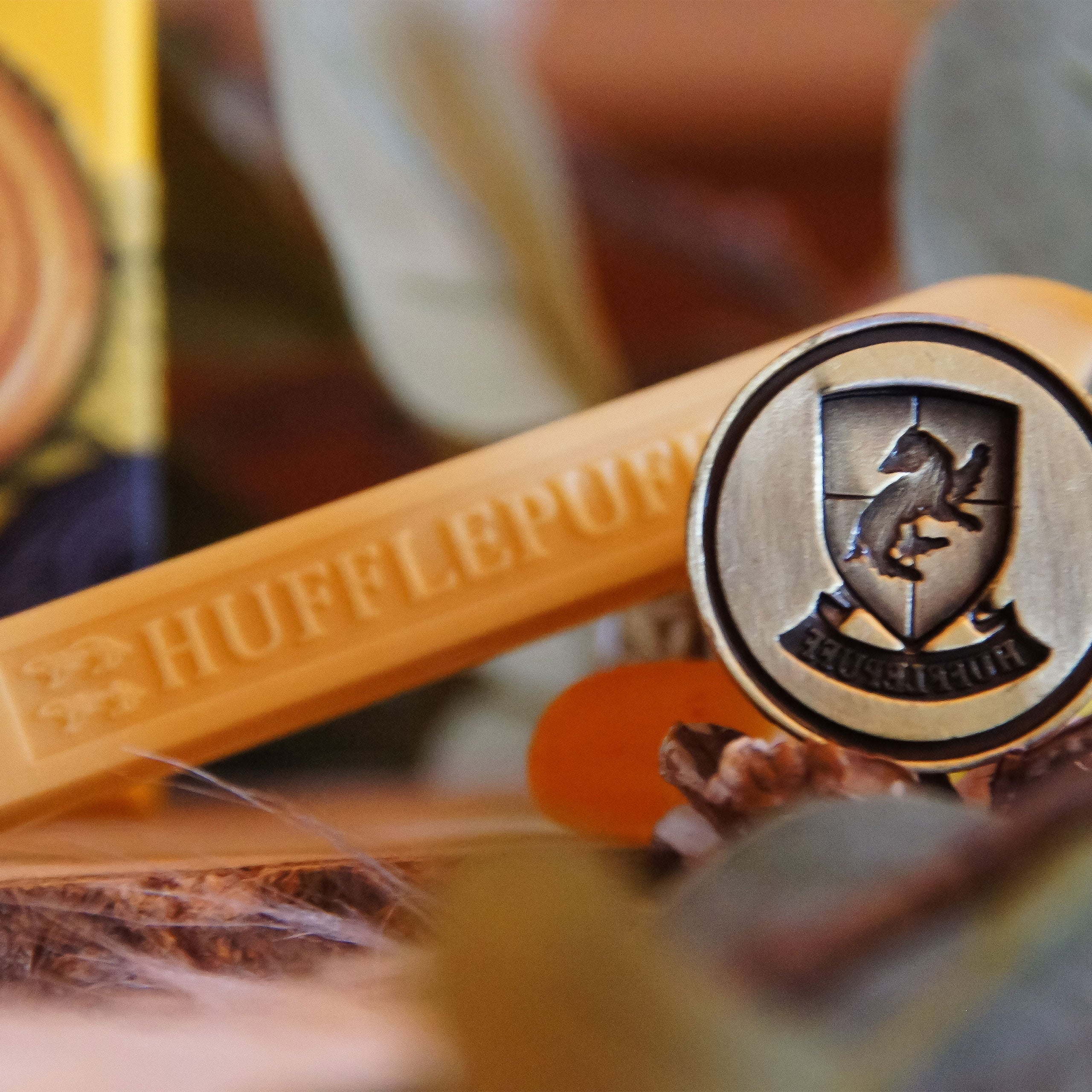 Produktbild Harry Potter - Hufflepuff Siegel mit Wachs