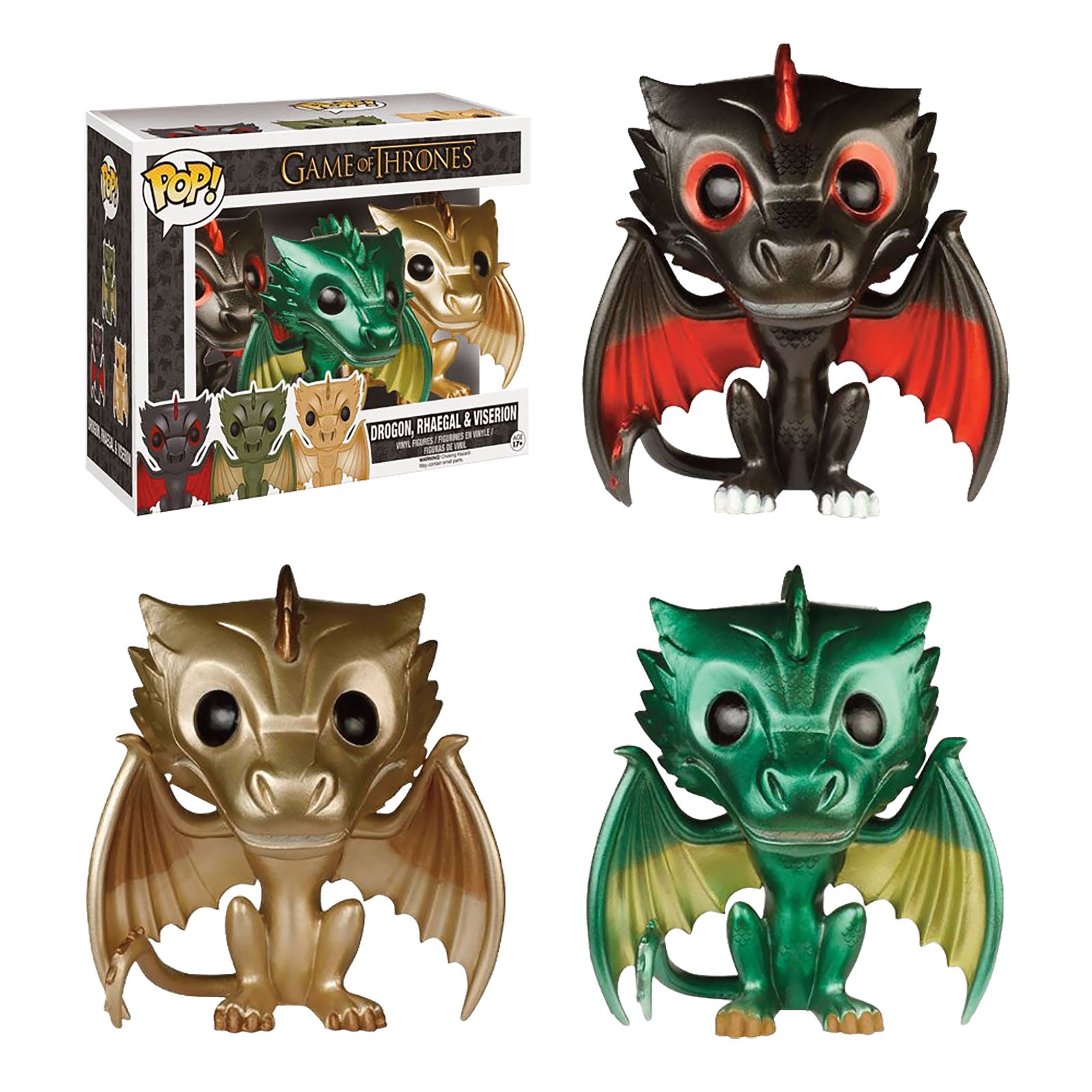Immagine del prodotto Game of Thrones - Mini Figure dei Draghi