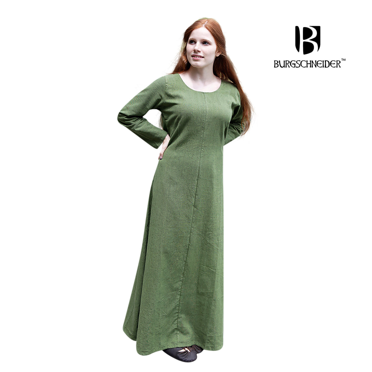 Produktbild Mittelalter Unterkleid Freya lindgrün